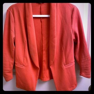 Small Pink draped blazer by Maurices